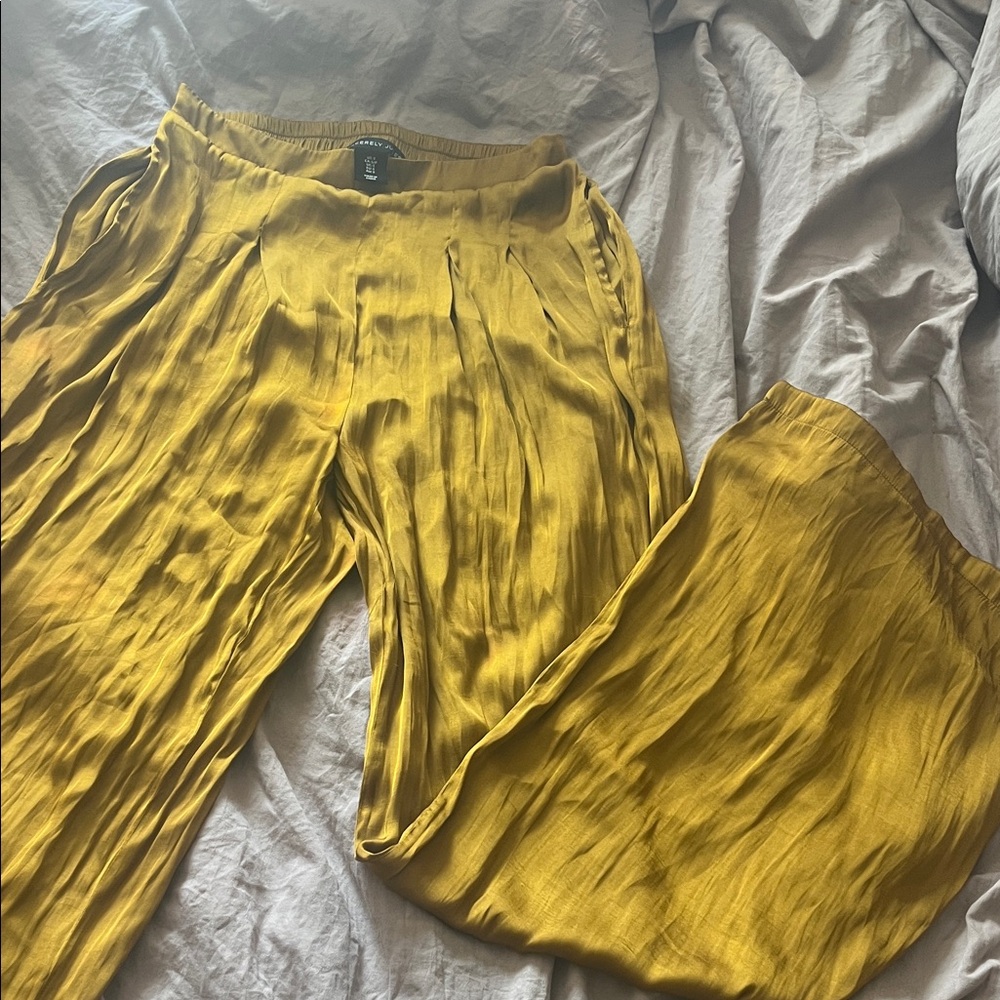 Sincerely Jules Mustard Pants